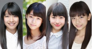 “すイエんサーガールズ”新メンバー（左から）溝部ひかる、多田成美、平塚麗奈、西尾美恋