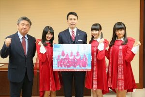 NGT48北原里英らが新潟県庁と新潟市役所を表敬訪問