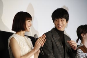 映画「今夜、ロマンス劇場で」初日舞台あいさつ
