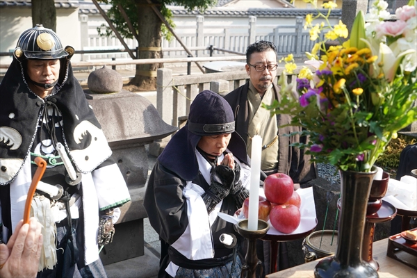 映画「決算！忠臣蔵」泉岳寺大ヒット祈願イベント