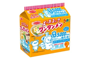 エースコック「（袋）ワンタンメン 5食パック」