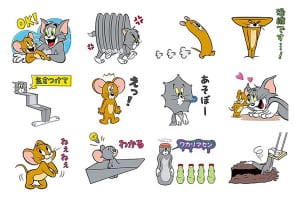 「トムとジェリー」LINEスタンプ