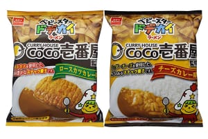 「ベビースタードデカイラーメン（CoCo壱番屋監修 ロースカツカレー味／チーズカレー味）」