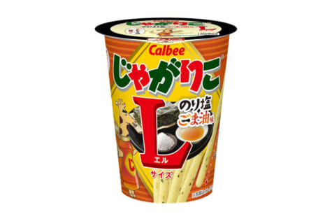 「じゃがりこ のり塩ごま油味Lサイズ」