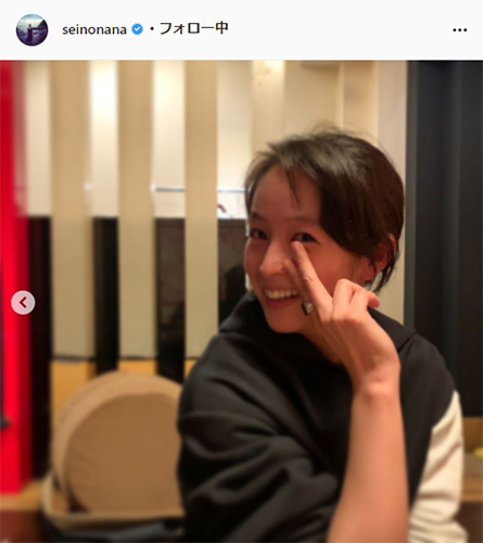 清野菜名公式Instagram（seinonana）より