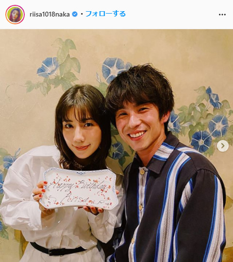 仲里依紗公式Instagram（riisa1018naka）より