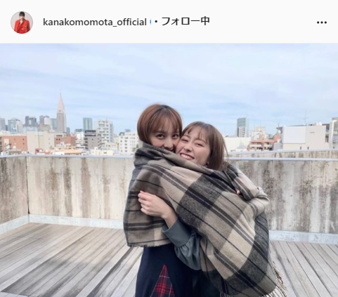 ももいろクローバーZ・百田夏菜子公式Instagram（kanakomomota_official）より