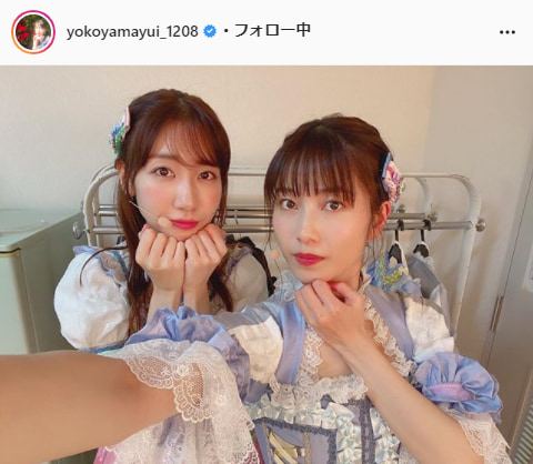 AKB48・横山由依公式Instagram（yokoyamayui_1208）より