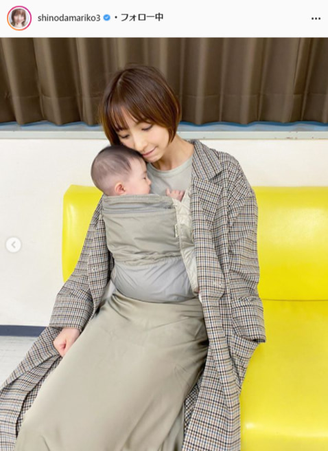 篠田麻里子 娘との2ショット公開 素敵な親子写真 素敵なママさん と反響 Tv Life Web