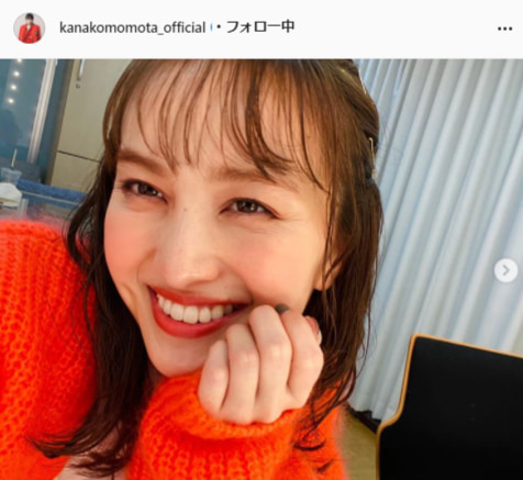 ももいろクローバーZ・百田夏菜子公式Instagram（kanakomomota_official）より