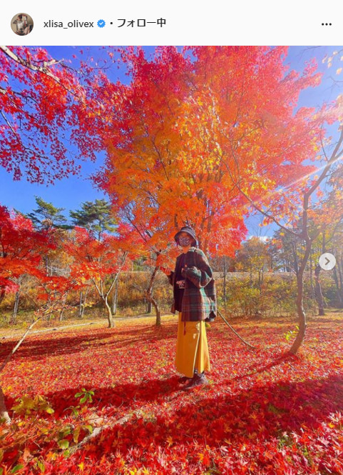 LiSA公式Instagram(xlisa_olivex)より