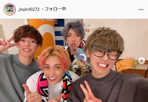 スカイピース・☆イニ☆公式Instagram（jinjin10272）より