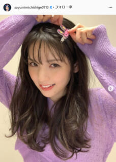 道重さゆみ公式Instagram（sayumimichishige0713）より