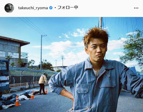 竹内涼真公式Instagram（takeuchi_ryoma）より