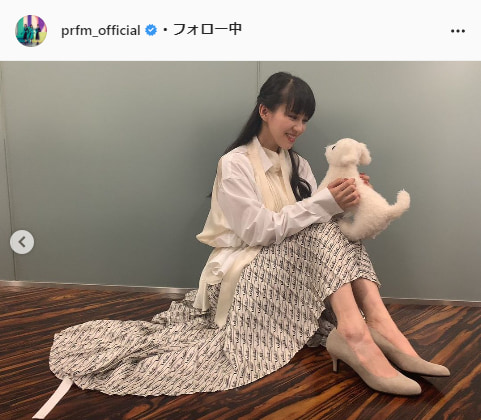 Perfume公式Instagram（prfm_official）より