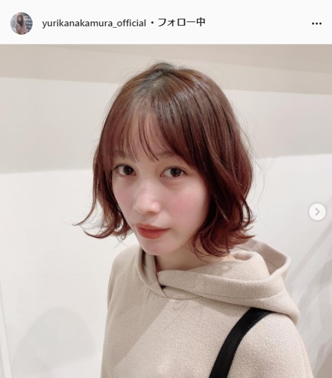 中村ゆりか公式Instagram（yurikanakamura_official）より