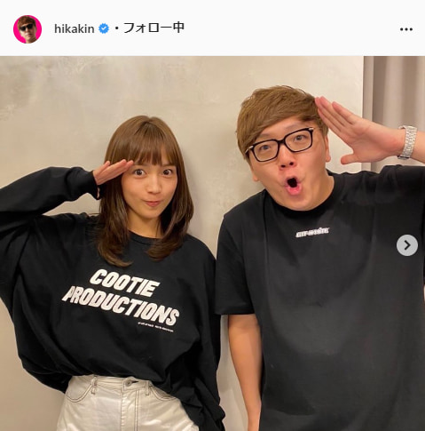 ヒカキン公式Instagram（hikakin）より