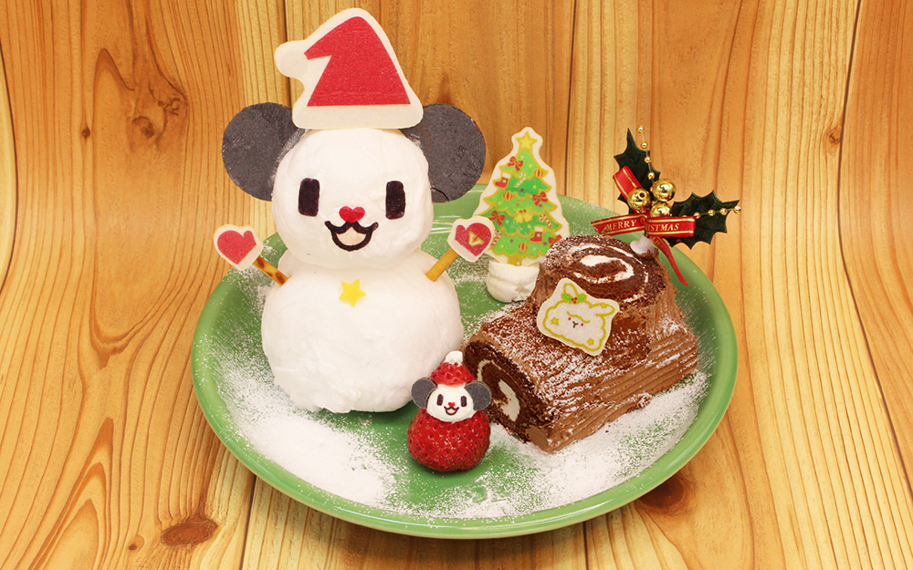 「ゴーちゃん。ふわふわクリスマスケーキ」