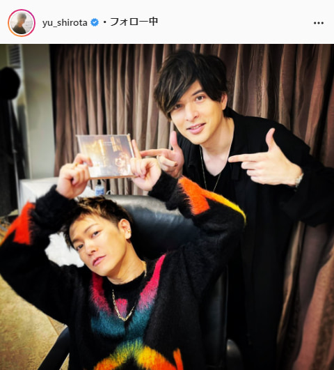 城田優公式Instagram（yu_shirota）より