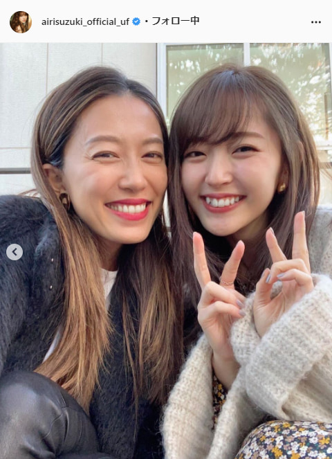 鈴木愛理公式Instagram(airisuzuki_official_uf)より