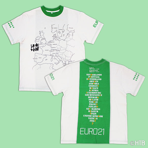 「EURO21Tシャツ（グリーン）」