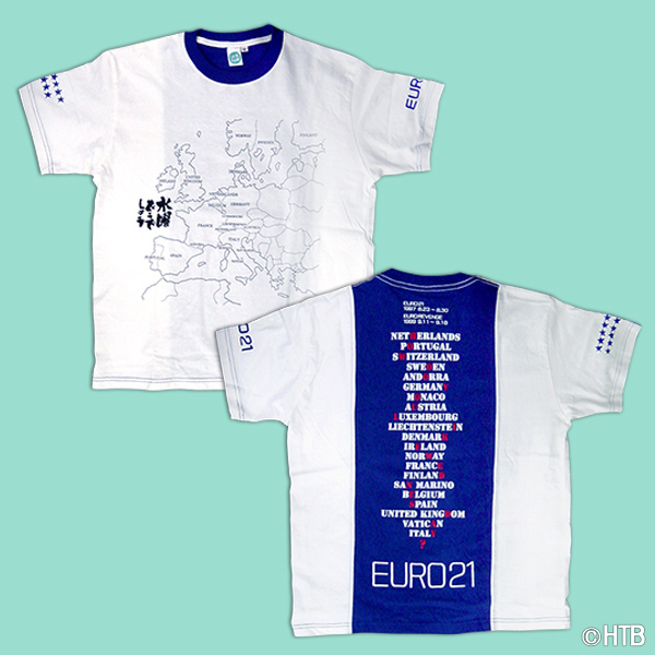 「EURO21Tシャツ（ブルー）」