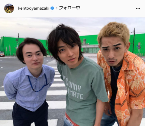 山﨑賢人公式Instagram（kentooyamazaki）より