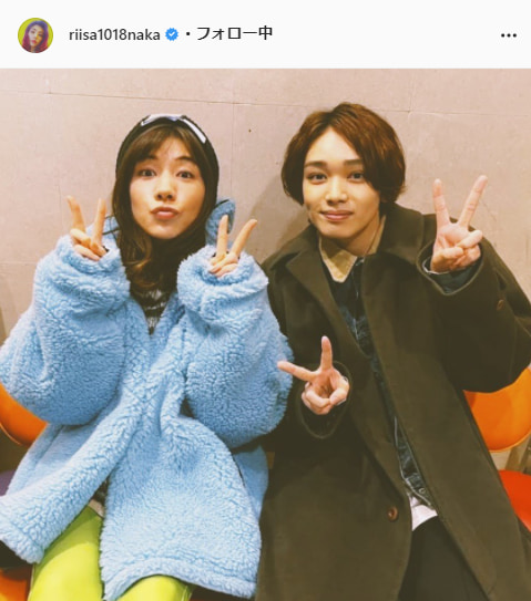 仲里依紗公式Instagram（riisa1018naka）より