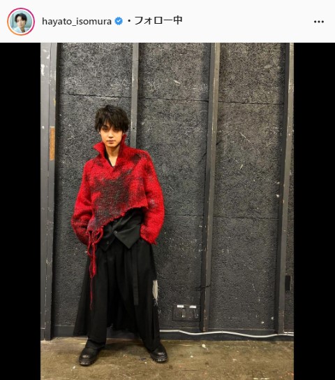 磯村勇斗公式Instagram(hayato_isomura)より
