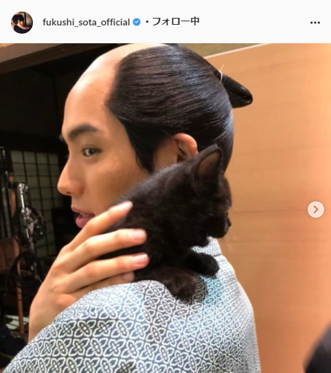 福士蒼汰公式Instagram（fukushi_sota_official）より