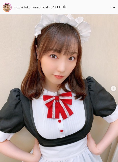 モー娘 譜久村聖のキュートなメイド服姿に メイド女神 Love注入してほしい の声 Tv Life Web