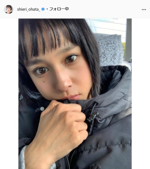 大幡しえり公式Instagram（shieri_ohata_）より