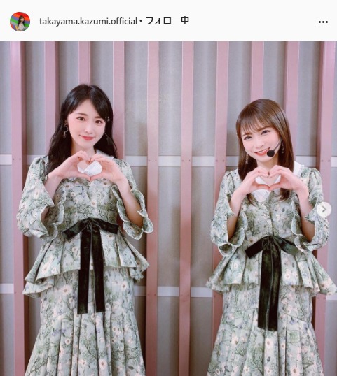 乃木坂46・高山一実公式Instagram（takayama.kazumi.official）より