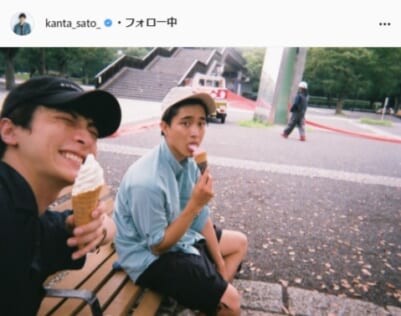 佐藤寛太公式Instagram（kanta_sato_）より