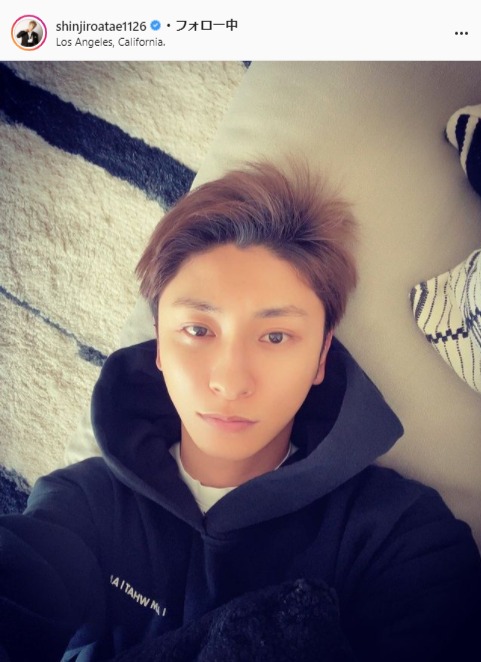 與真司郎公式Instagram（shinjiroatae1126）より