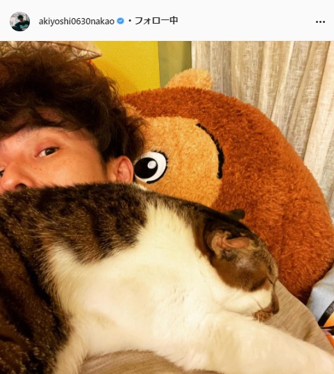 中尾明慶公式Instagram（akiyoshi0630nakao）より