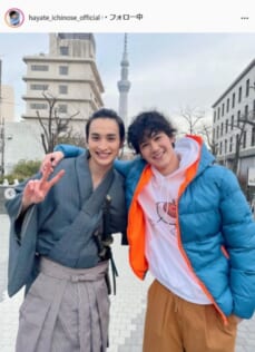 一ノ瀬颯公式Instagram（hayate_ichinose_official）より
