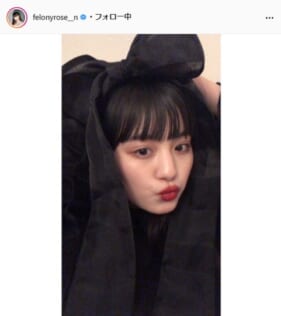 鶴嶋乃愛公式Instagram（felonyrose__n）より