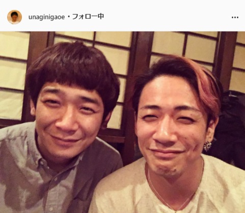 銀シャリ・鰻和弘公式Instagram(unaginigaoe)より