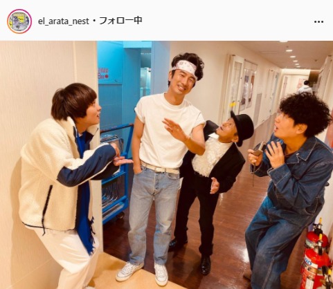 井浦新公式Instagram（el_arata_nest）より