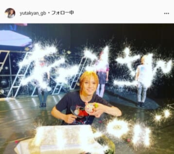 ゴールデンボンバー・喜矢武豊公式Instagram（yutakyan_gb）より