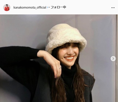 ももいろクローバーZ・百田夏菜子公式Instagram（kanakomomota_official）より