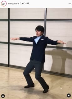 桝太一公式Instagram（masu_asari）より