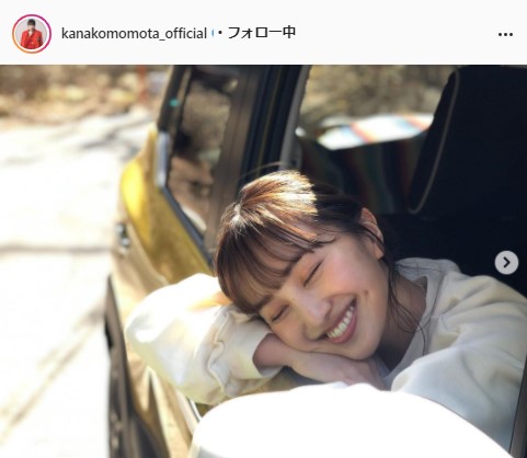 ももいろクローバーZ・百田夏菜子Instagram（kanakomomota_official）より