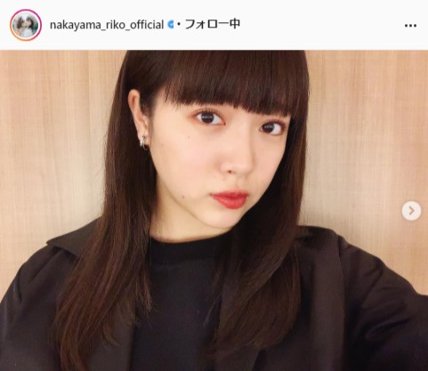 私立恵比寿中学・中山莉子公式Instagram（nakayama_riko_official）より