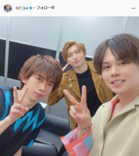 超特急・小笠原海公式Instagram（927_kai）より