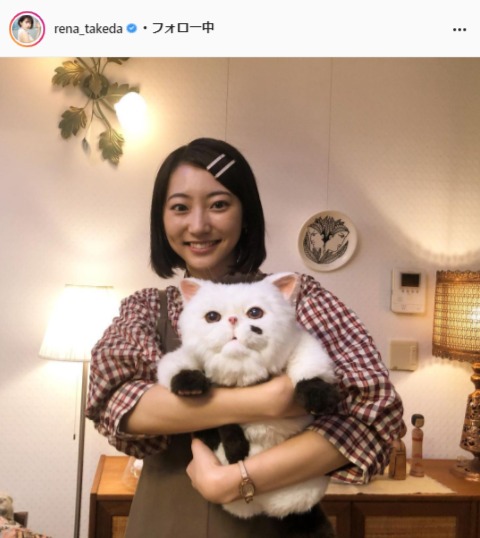 武田玲奈公式Instagram(rena_takeda)より