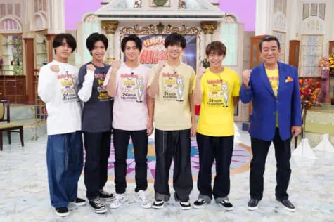 24時間テレビ Aぇ Groupが今まさに世界を変えようとする関西人を取材 オモイダマ 生歌唱も Tv Life Web 24時間テレビ Aぇ Groupが今まさに世界を変えようとする関西人を取材 オモイダマ 生歌唱も Tv Life Web