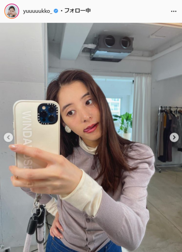 新木優子公式Instagram（yuuuuukko_）より