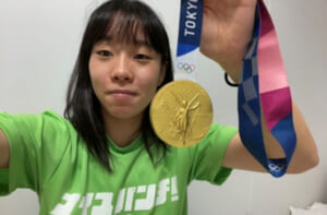 東京五輪金メダリスト入江聖奈選手